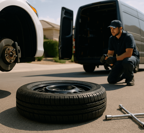 Is It Safe to Change a Flat Tire on Busy Las Vegas Streets?
